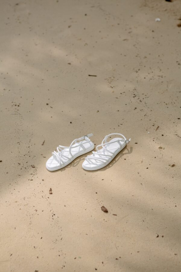 Iris Sandals in White - Image 2