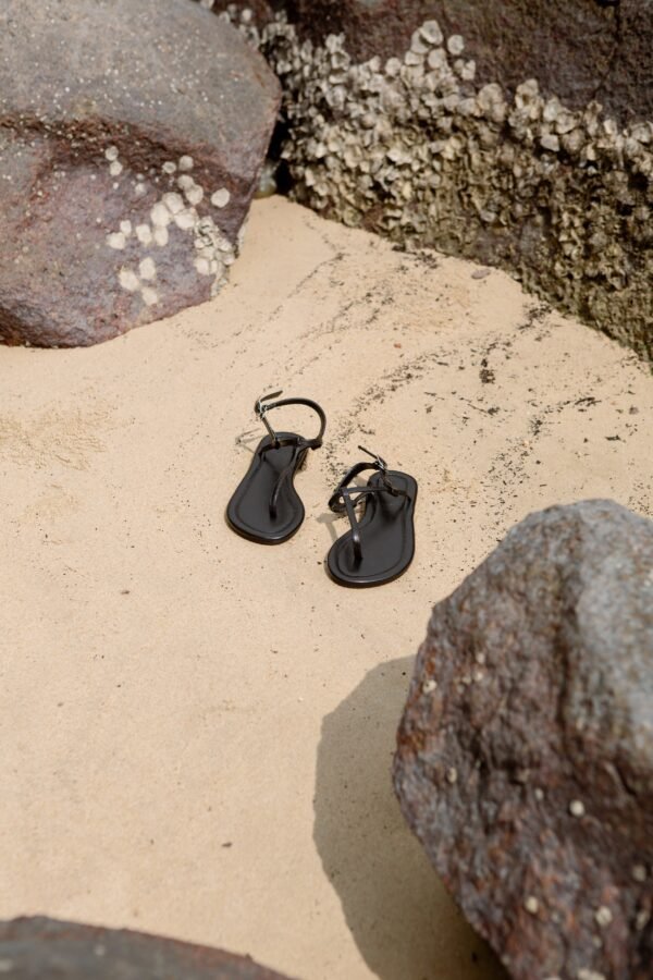 Flo Strap Sandals in Black - Image 2