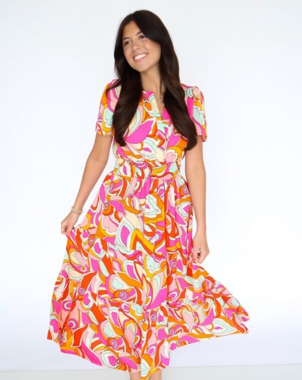 Flirtatious Flair Dress - Image 2