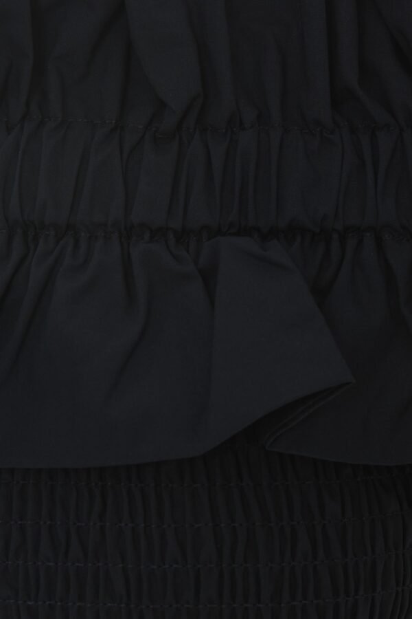 Off Shoulder Top in Ruffles in Midnight - Image 7