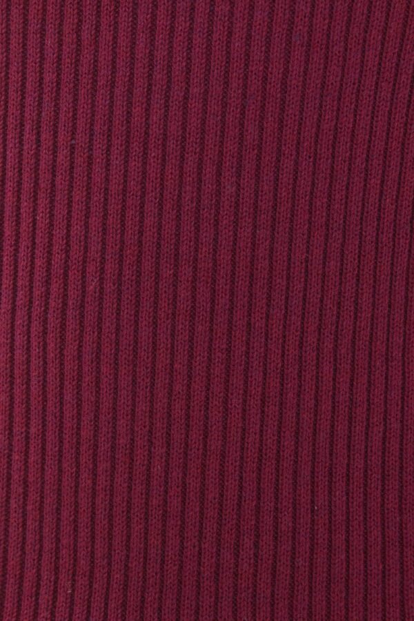 V Neck Knit Tank in Beetroot - Image 8