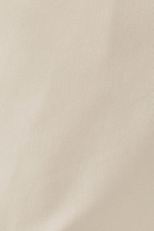 Cotton Blend Culottes in Ecru - Image 7