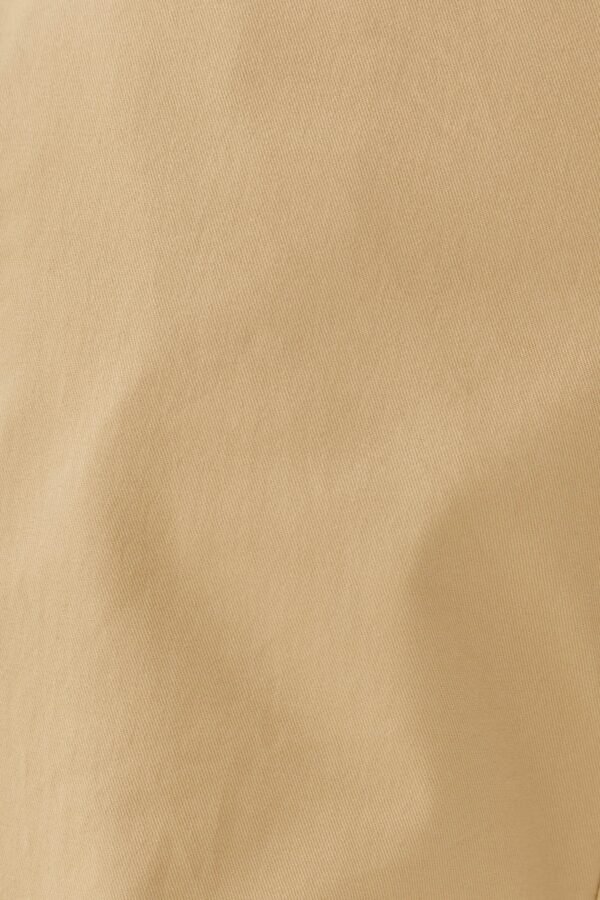 Cotton Blend Culottes in Sand - Image 2