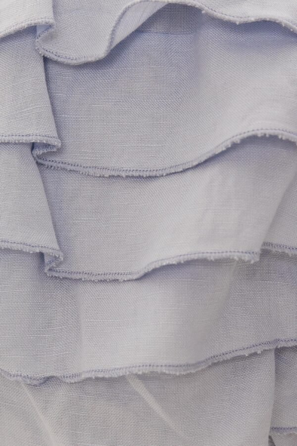 Tiered Frill Top in Mist Blue - Image 7