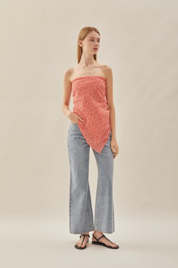 Scarf in Red Bloom - Image 12