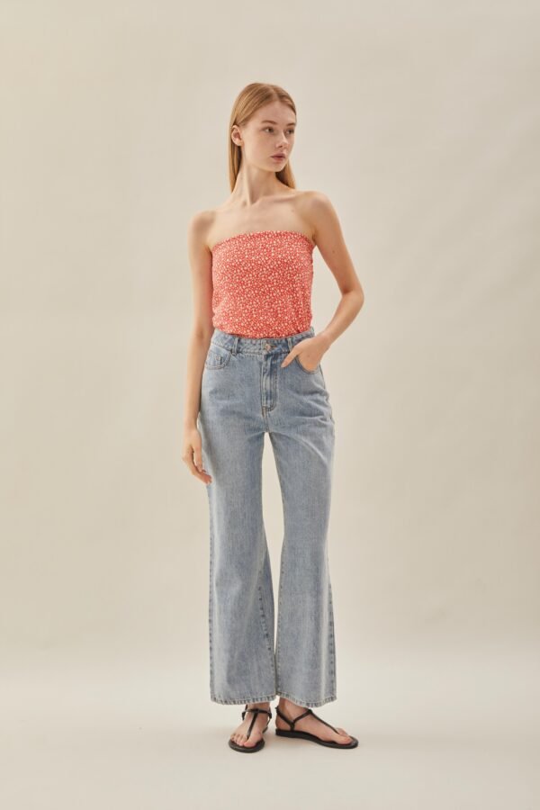 Scarf in Red Bloom - Image 7