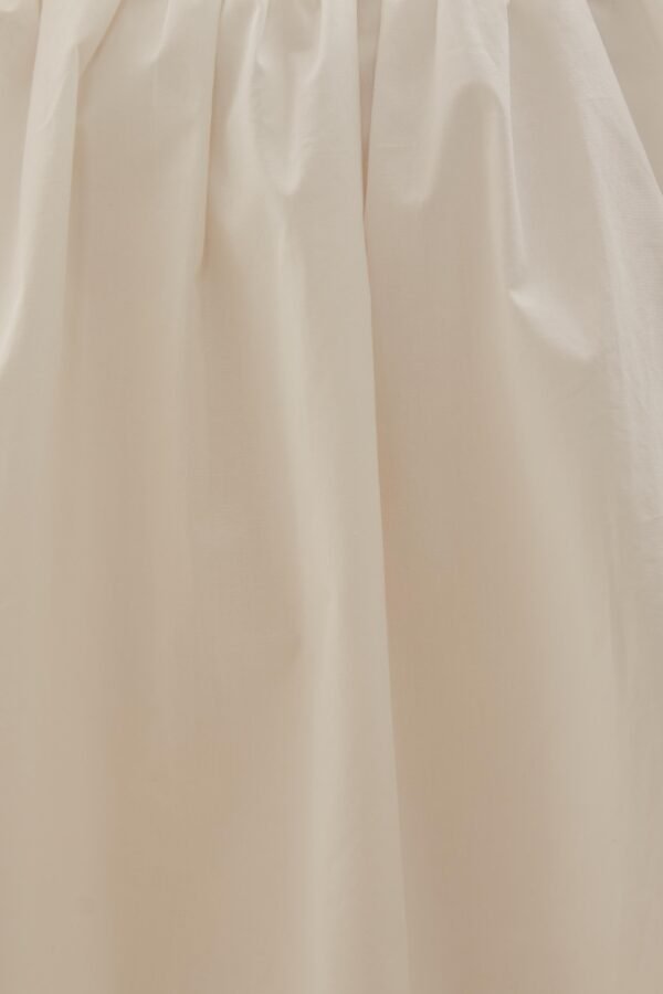 Flared Square Neck Top in White - Image 7