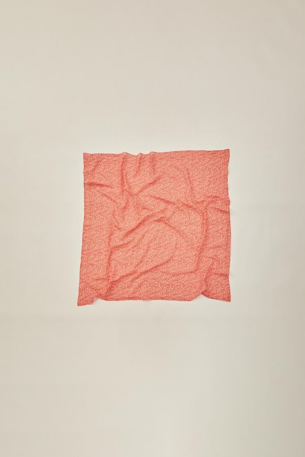Scarf in Red Bloom - Image 3