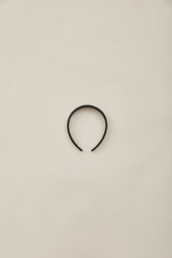 Satin Headband in Black - Image 8