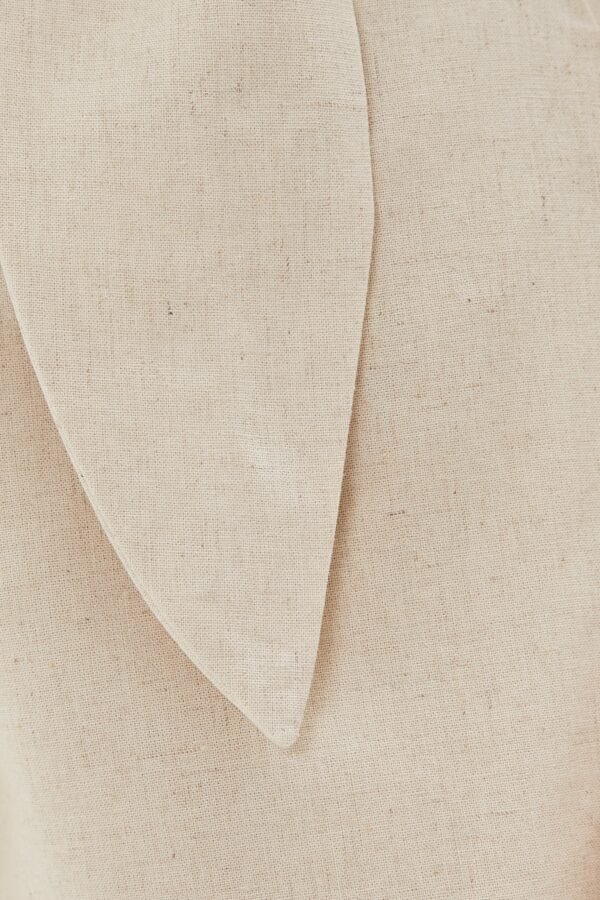 Linen Shorts in Natural - Image 8