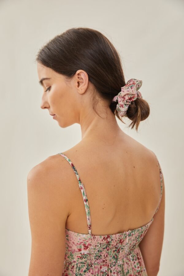 Cotton Scrunchie in Dahlia - Image 5