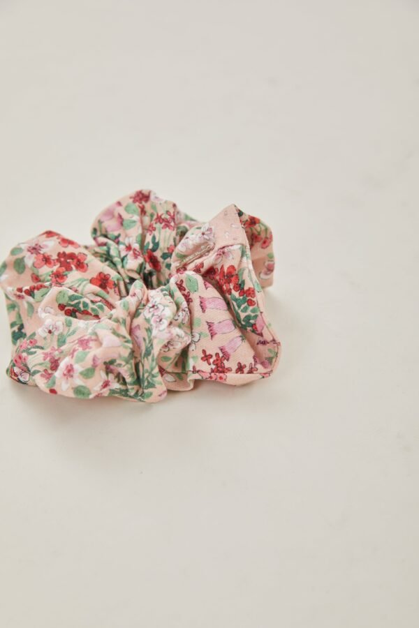 Cotton Scrunchie in Dahlia - Image 3