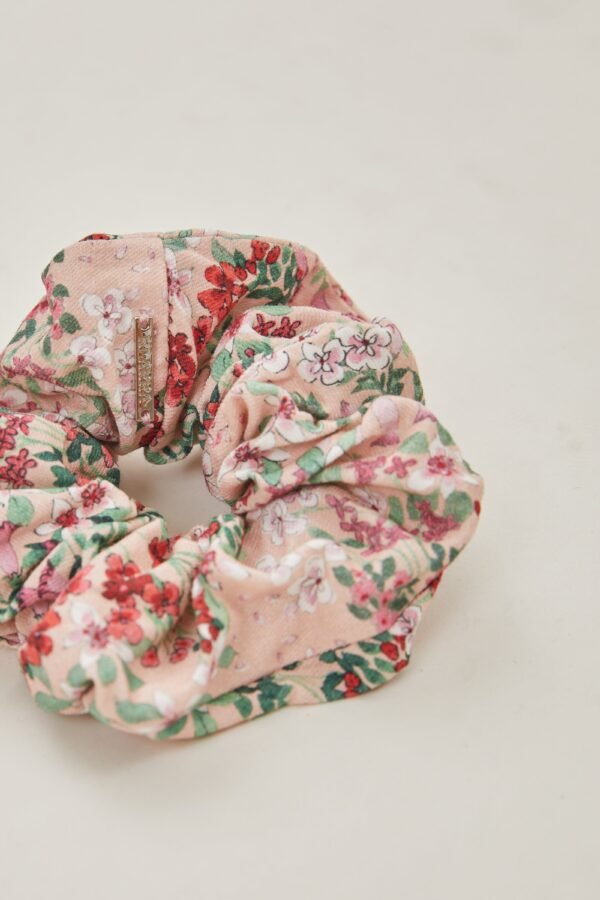 Cotton Scrunchie in Dahlia - Image 2