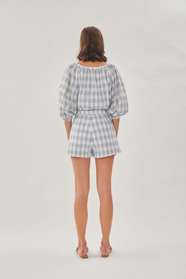 Seersucker Shorts in Mist - Image 6