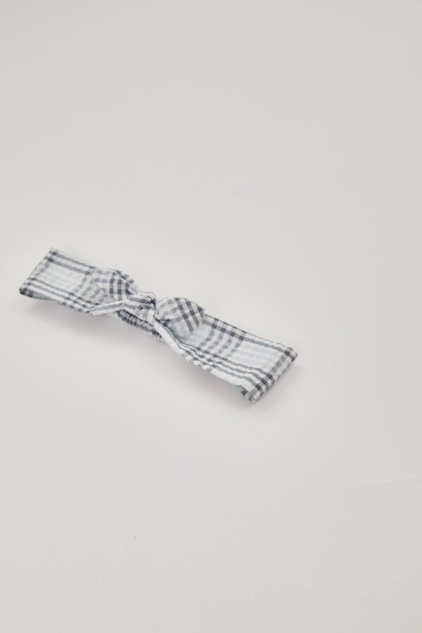 Mini Knotted Headband in Mist - Image 4
