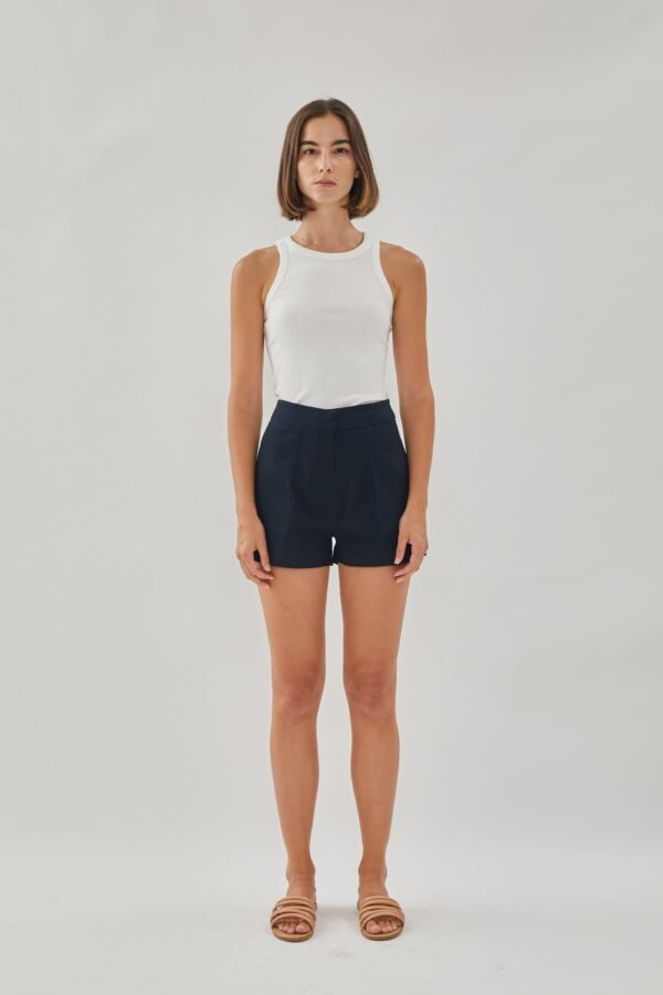 Box Shorts in Dark Navy