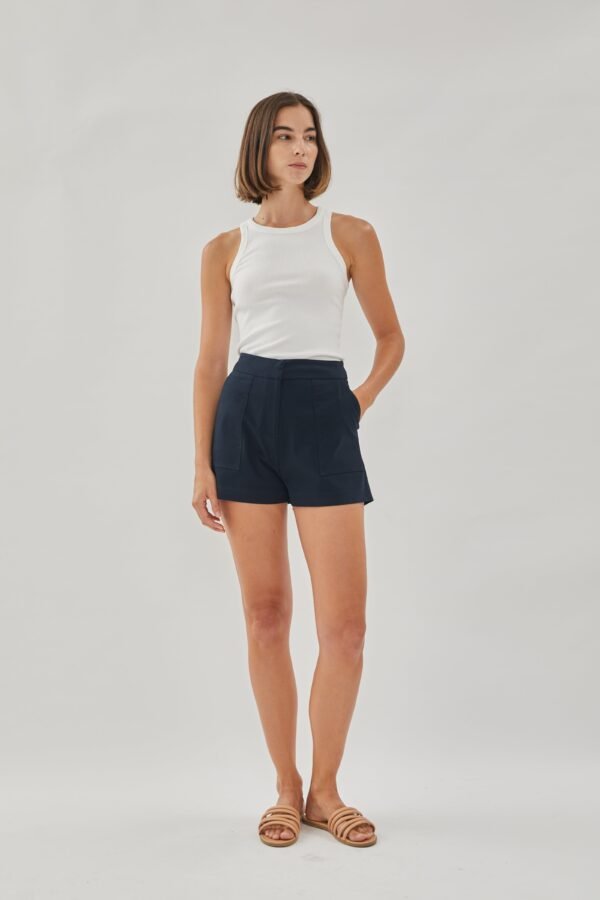 Box Shorts in Dark Navy - Image 2