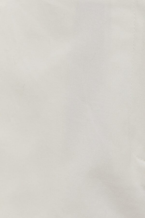 Classic Cotton Shorts in White - Image 2