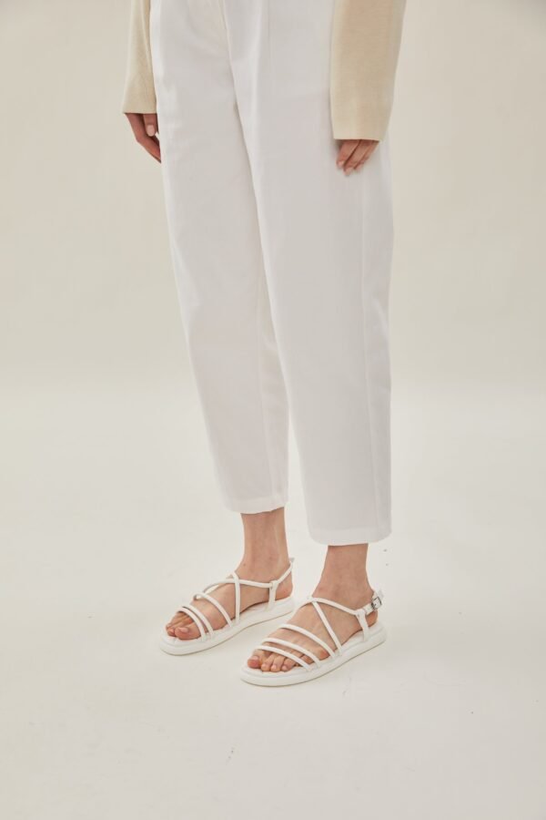 Iris Sandals in White - Image 4