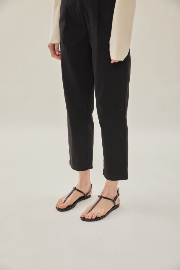 Flo Strap Sandals in Black - Image 4