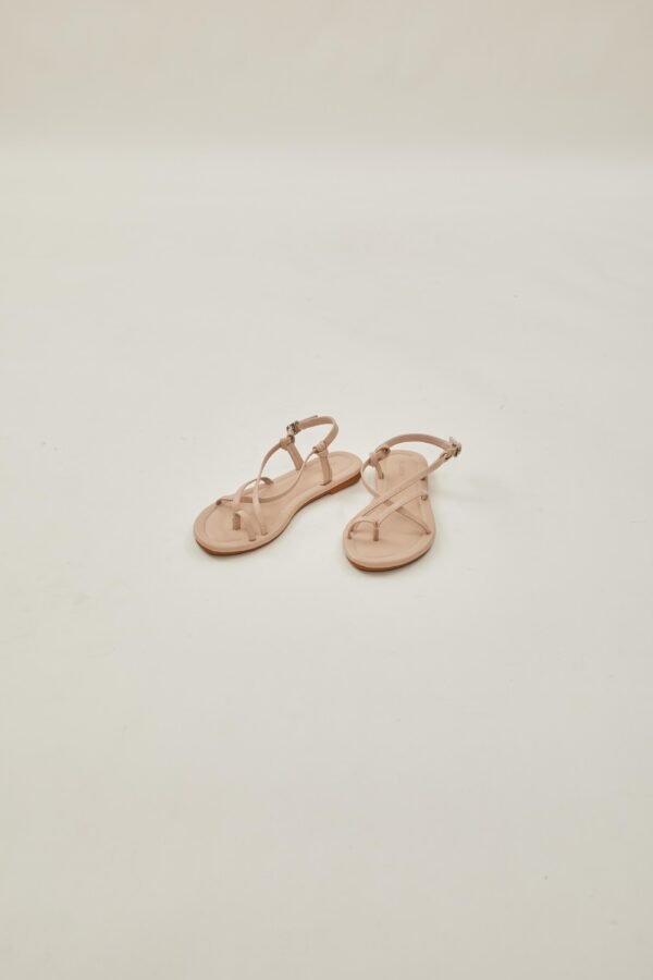 Blake Loop Sandals in Beige - Image 3
