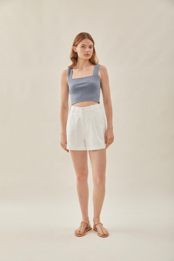 Classic Straight Neck Tank Top in Stonewash - Image 7