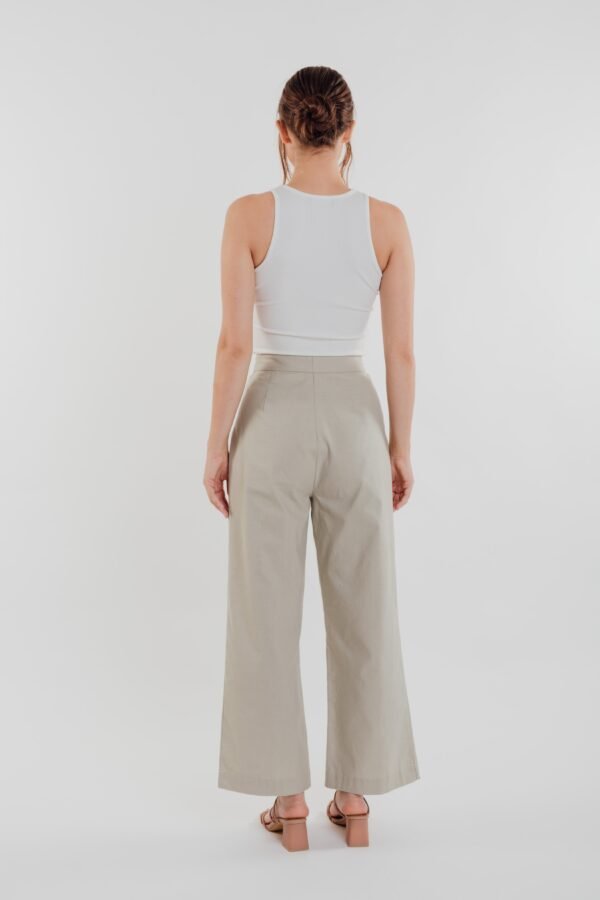 Linen Pants in Natural - Image 4