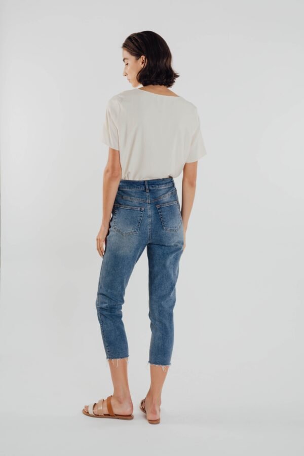 High-waisted Straight Tailored Jeans - Image 6