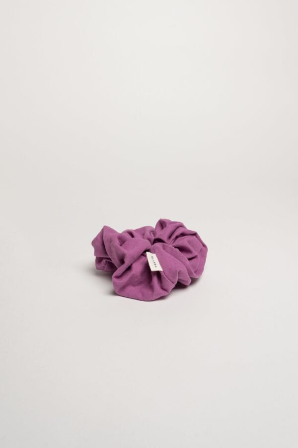 Linen Scrunchie in Hibiscus